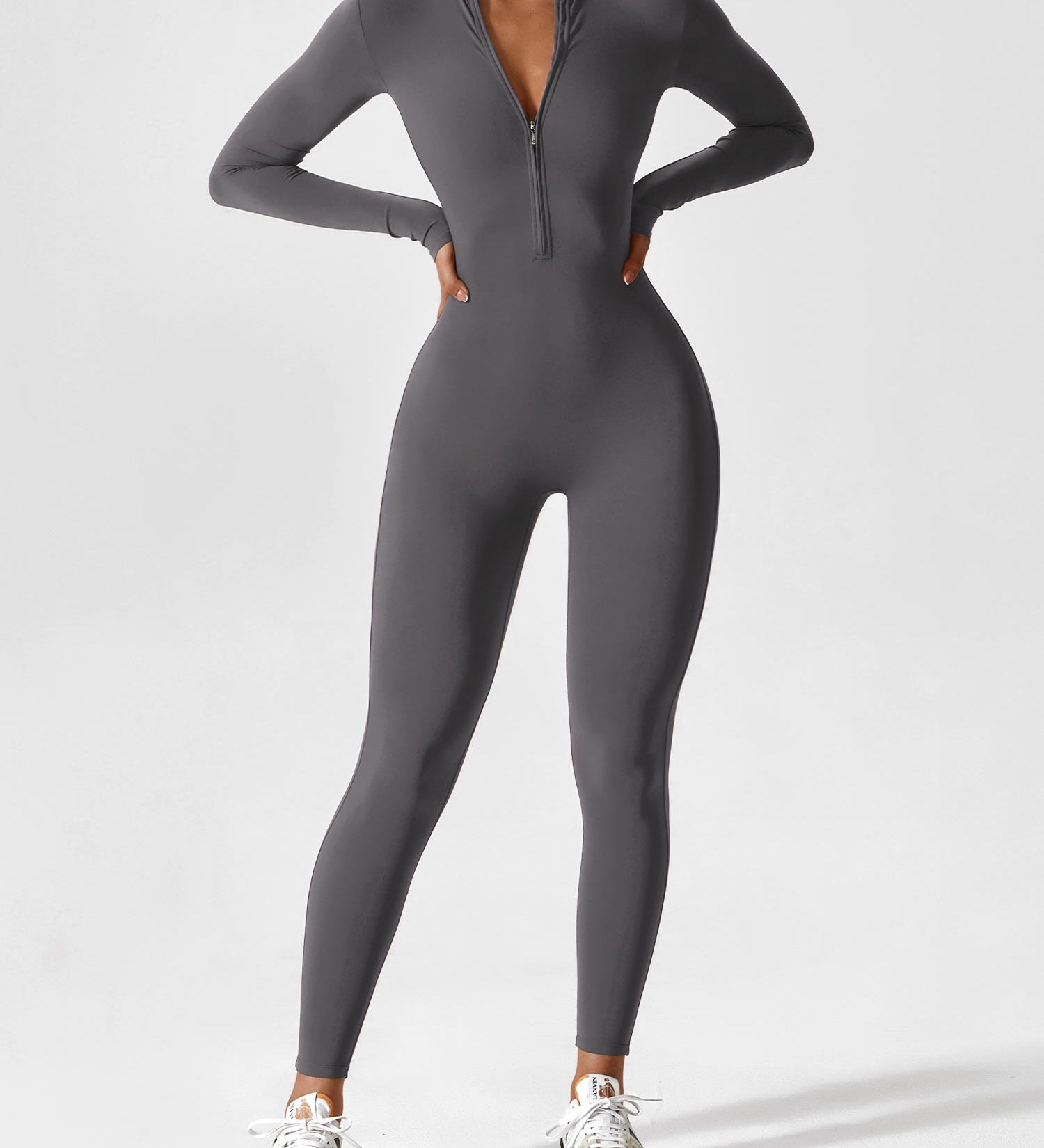 Lina | Nahtloser Full-Zip Bodysuit