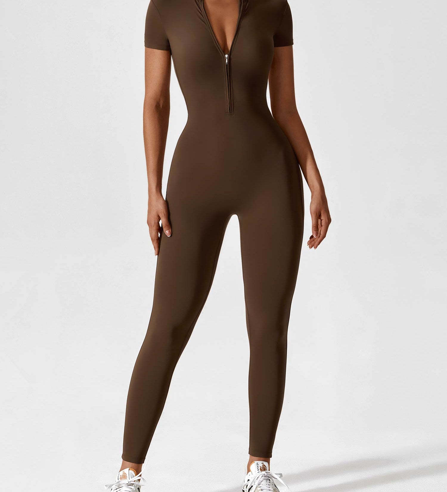 Lina | Nahtloser Full-Zip Bodysuit