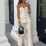 Veronika | Korsett Tube Top mit zweiteiligem Set